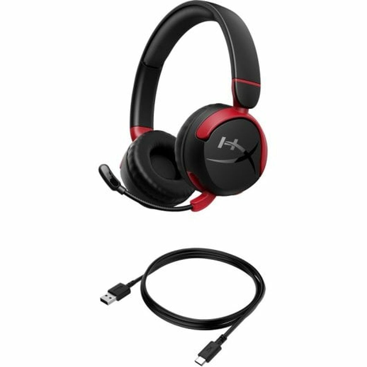 Gaming headset med mikrofon HyperX Cloud Mini Sort Børns
